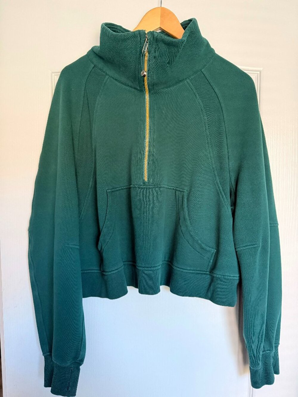 Lululemon Scuba Oversized Half-Zip Hoodie Green XL/XXL